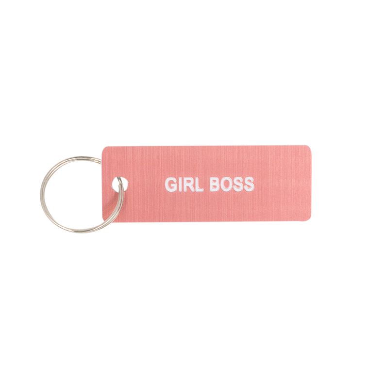 Girl Boss Acrylic Keychain by About Face Designs, Inc. gift