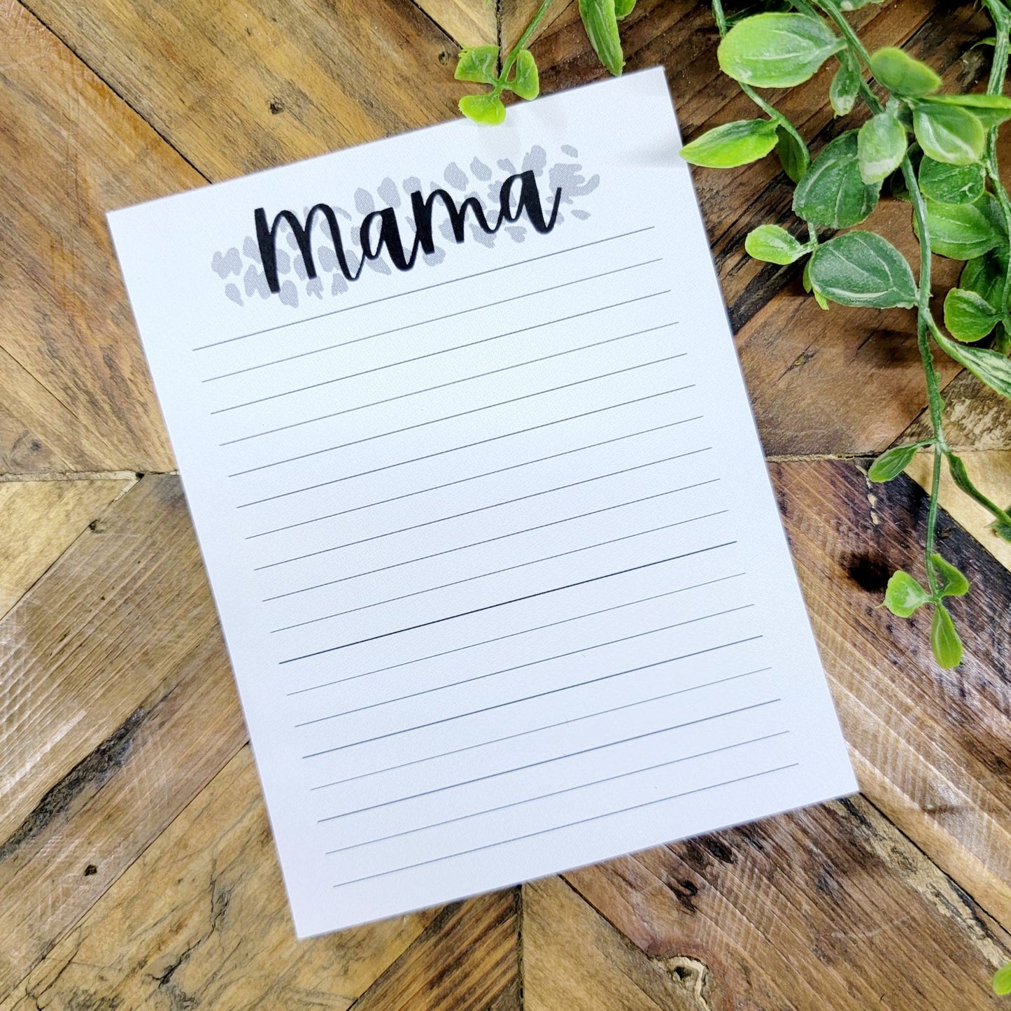 Mama mom mother Cheetah Notepad by BD Lasers, INC.