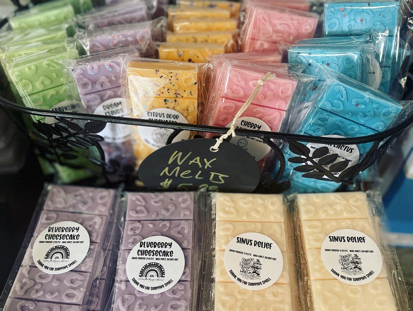 Custom Wax Melts SNAP BARS by LIVE love Wax Co Co Sew or Die, Sloth, Tight shipwreck & Donut Worry and more Retail Swag