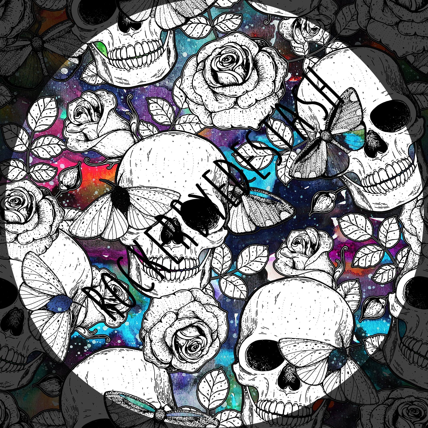 Squish Round AAA - Prints Retro Rascals, Skeletons, Smiley Retail Fabric