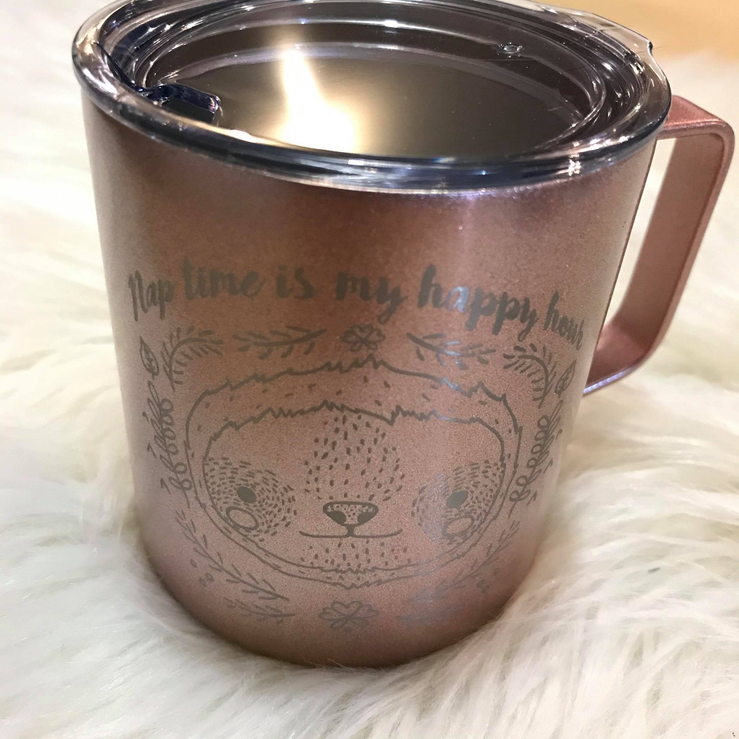 NEW styles Engraved Stainless Steel Mug with lid - 14 ounces RETAIL - 6 to choose from.