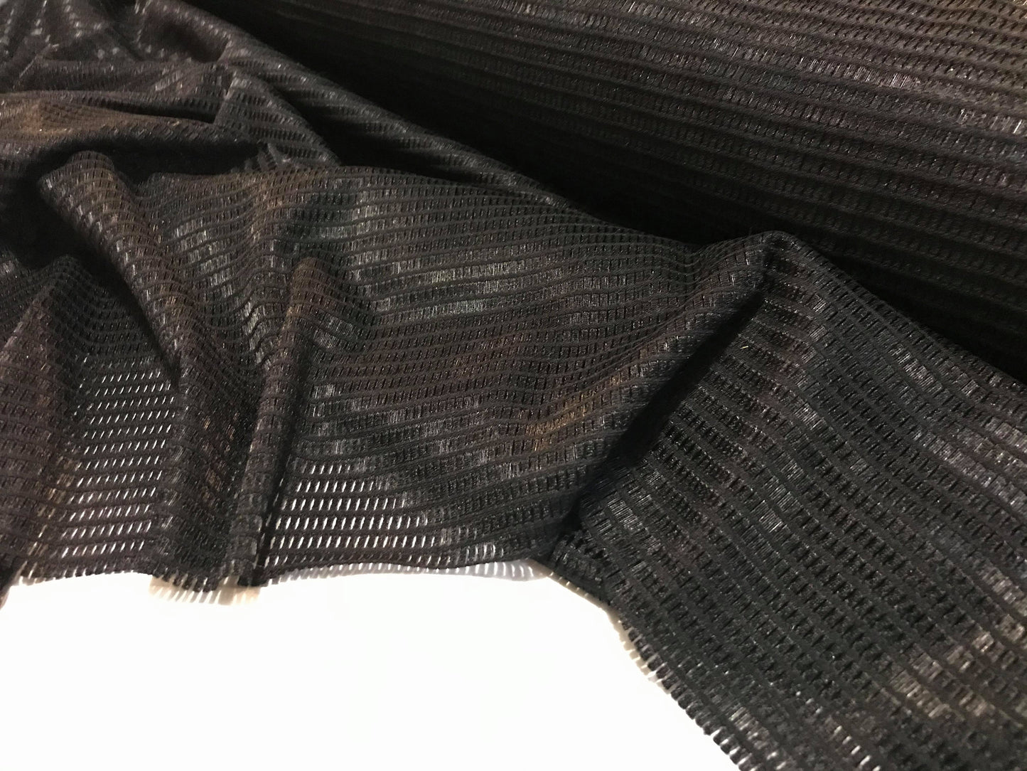 Black Tracks - stretch lace - Retail - 1/2 yard per quantity