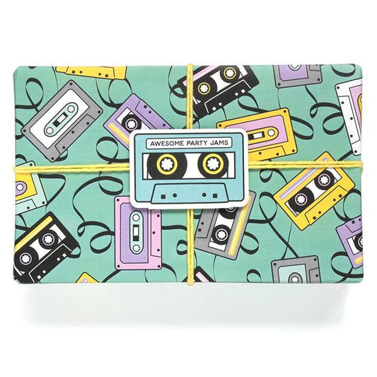 Mixtape Gift Wrap Sheets - Wrapping Paper