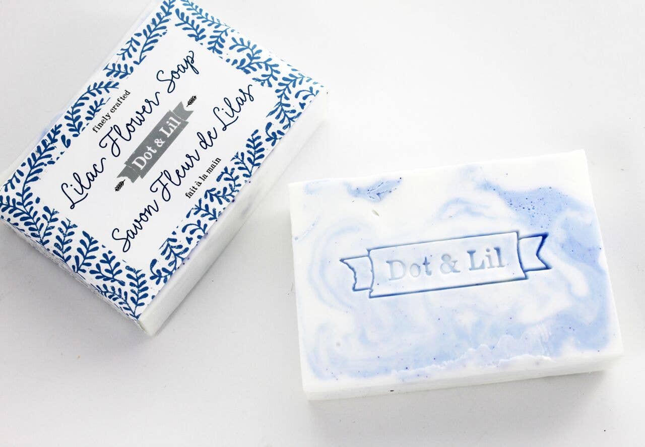 Lilac Soap - bar soap handmade dot & lil gift