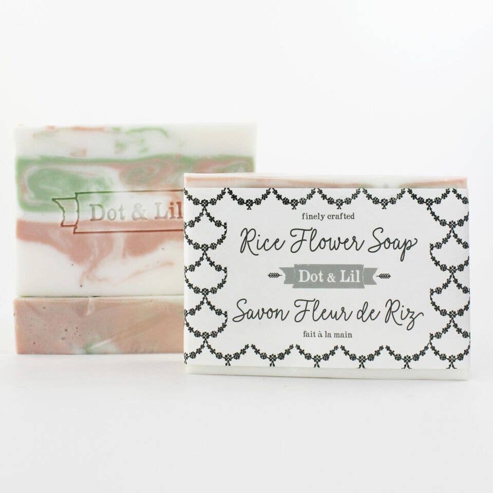 Rice Flower Soap - bar soap handmade dot & lil gift