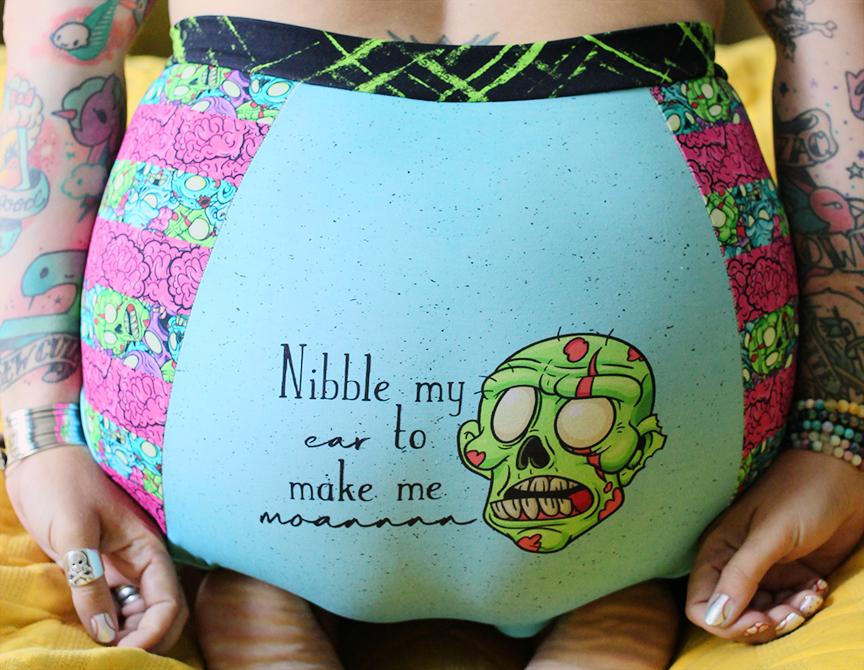 Cotton Lycra Panels - Round II Retail - ALL PANELS listed here - Axolotl, Zombie, Sewing, Pirates, Zodiac