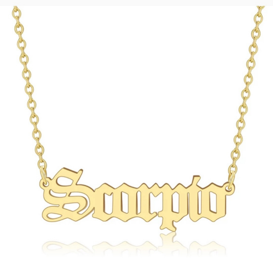 Jency Zodiac Necklace(Gold) - Jewelry gift