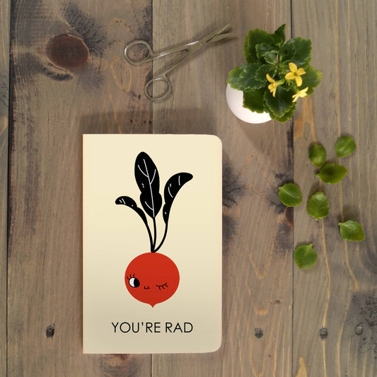 You're Rad Classic Layflat Notebook by Denik - stationary gift