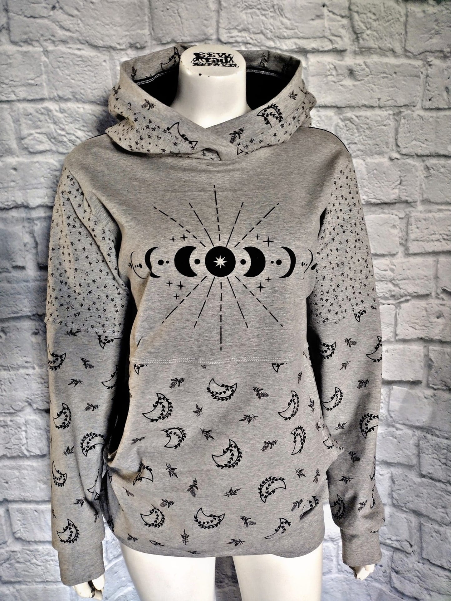 Panels Round UU - RETAIL Heather Gray round - Kid, Adult & Panty Cotton Lycra Fabric Panel