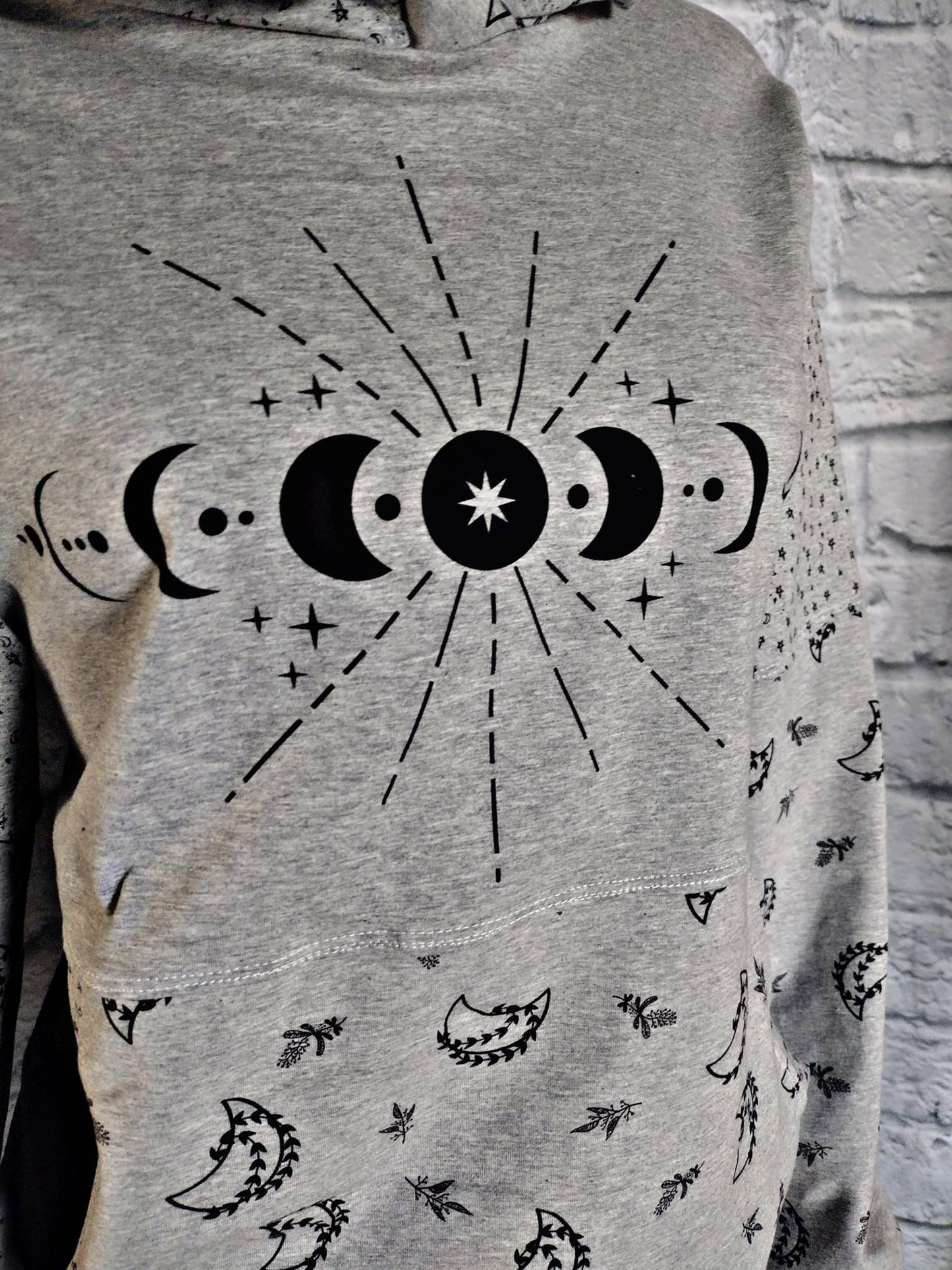 Panels Round UU - RETAIL Heather Gray round - Kid, Adult & Panty Cotton Lycra Fabric Panel