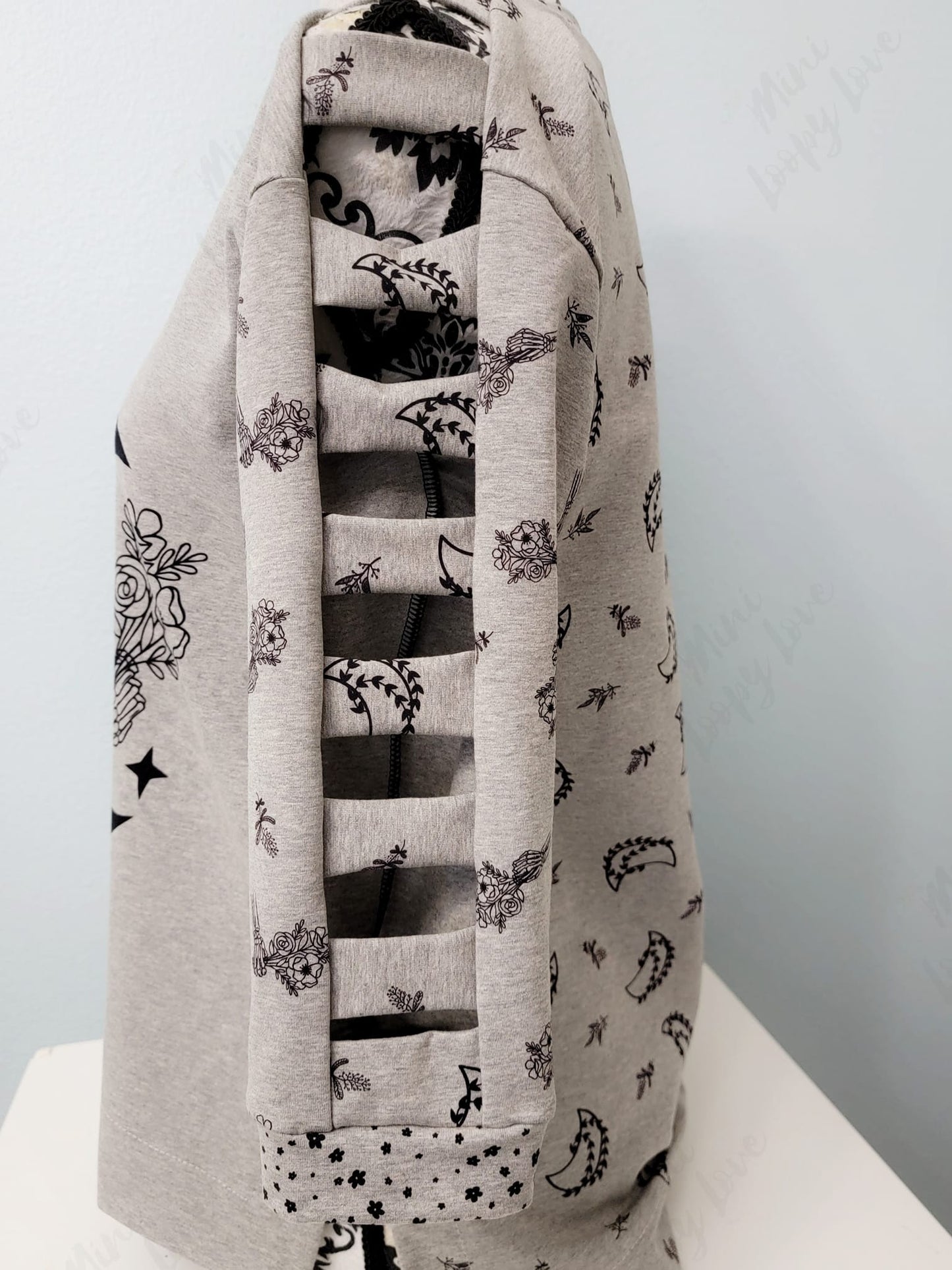 Panels Round UU - RETAIL Heather Gray round - Kid, Adult & Panty Cotton Lycra Fabric Panel