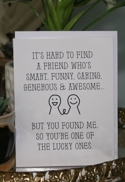 Lucky Ones Greeting Card by Crooked Halo - Gift Card