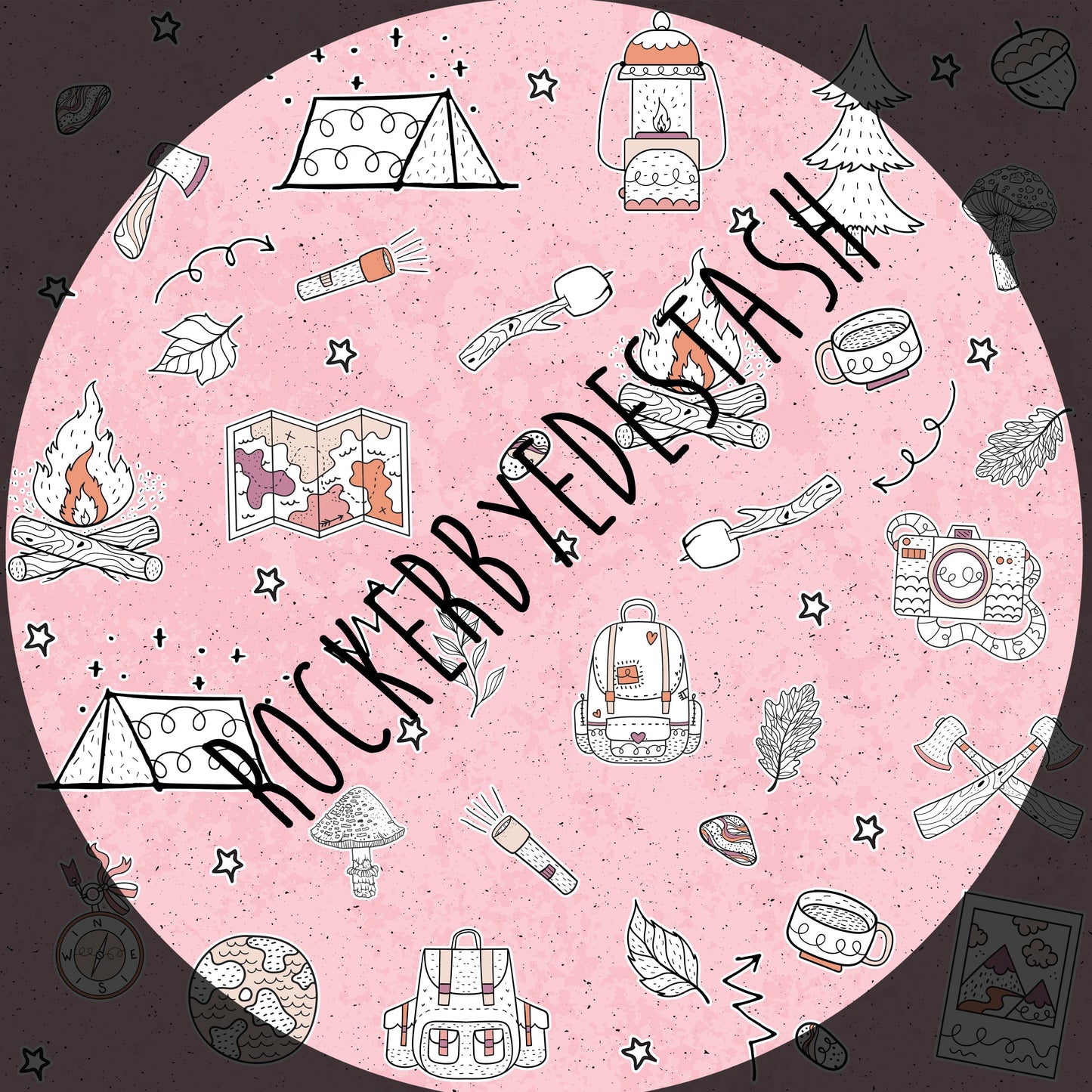 Bamboo Lycra - Round RR Fabric - Retail - Travel & Camping - all designs listed here