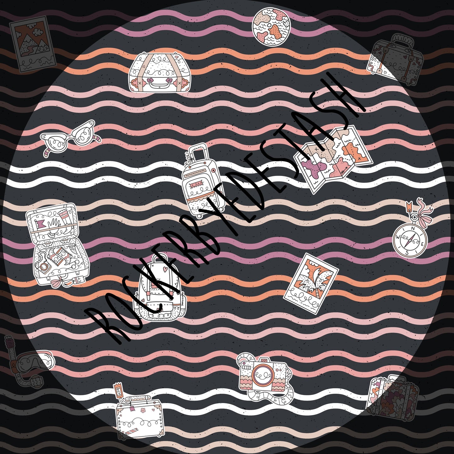 Athletic Sport Lycra - Round RR Fabric - Travel & Camping - Retail - all designs listed here