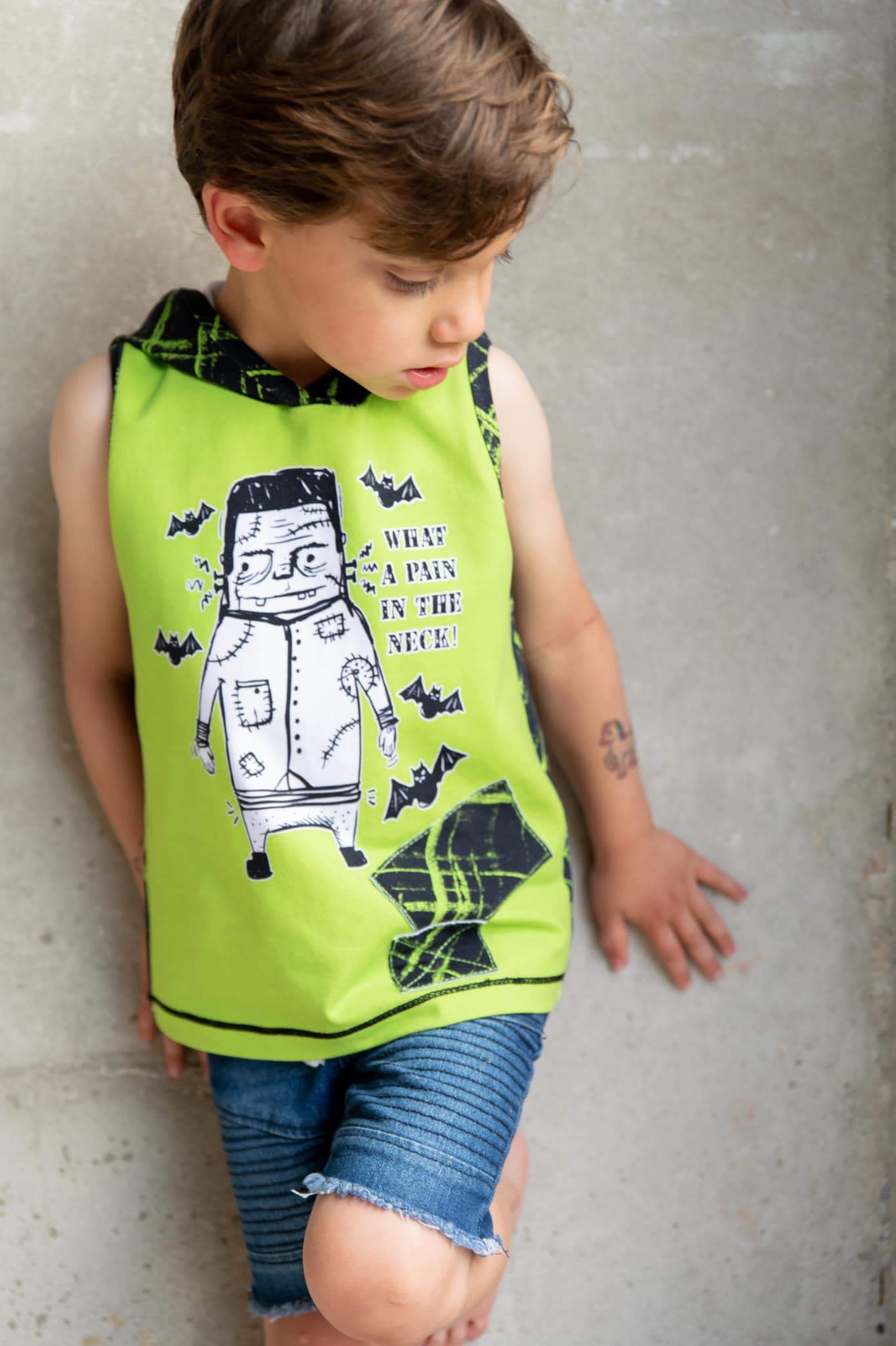 Athletic Sport Lycra - Round JJ Retail - Halloween Prints - Zombies, Bats, and more