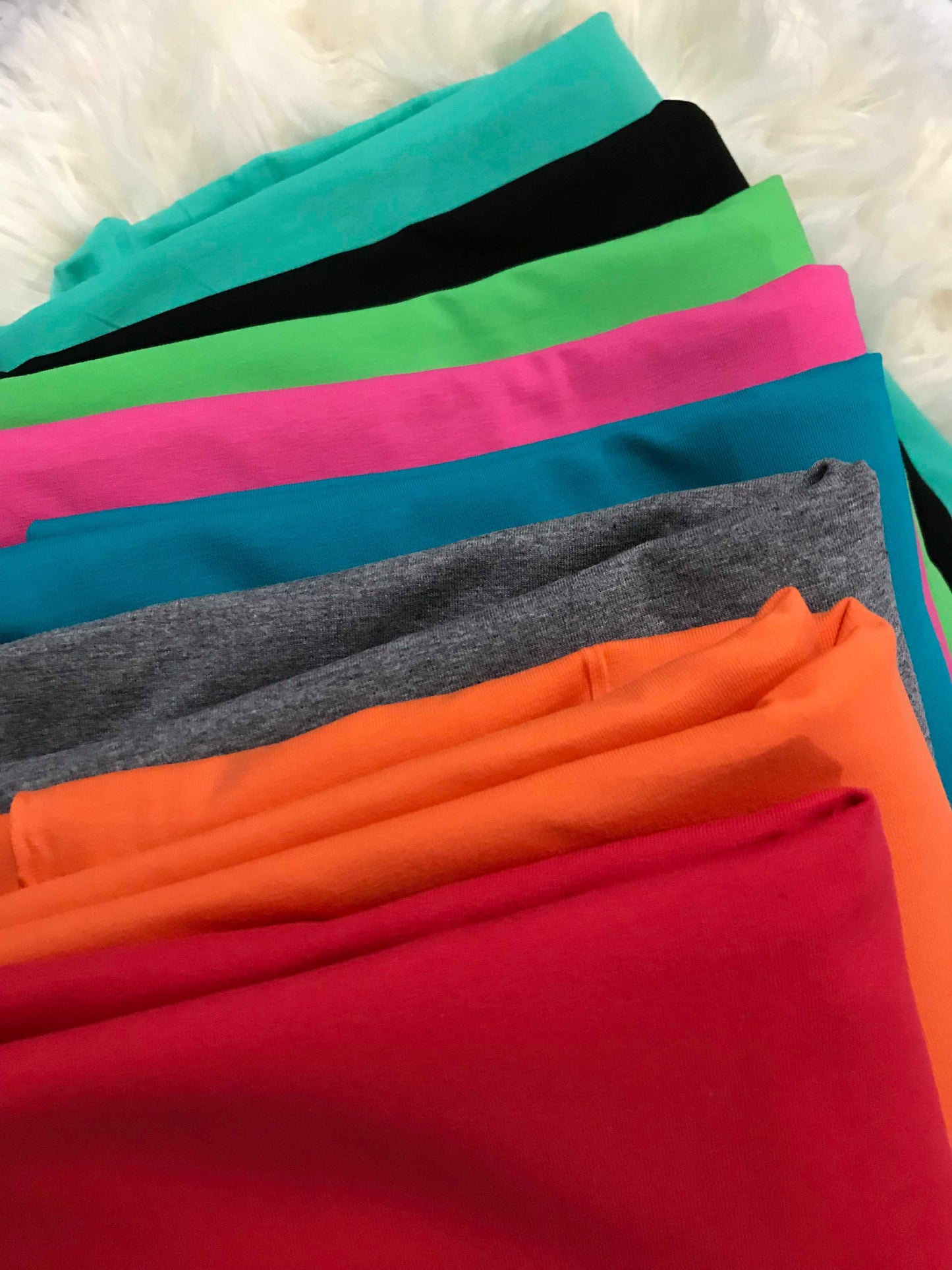 Cotton Lycra Solids - 220gsm Extra Wide - Retail