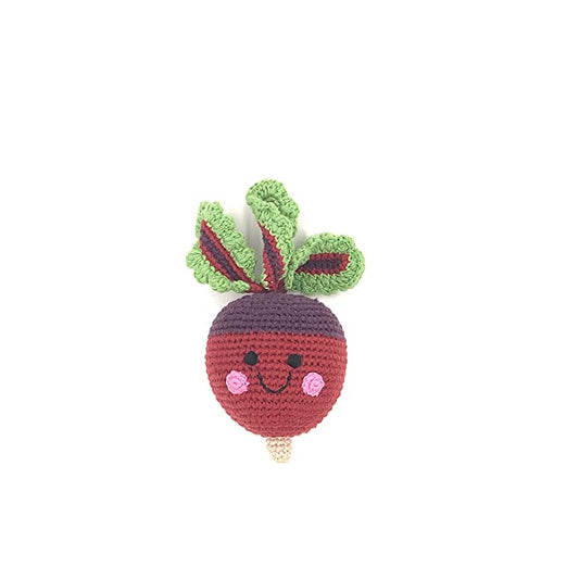 Beet Rattle by Pebble baby gift
