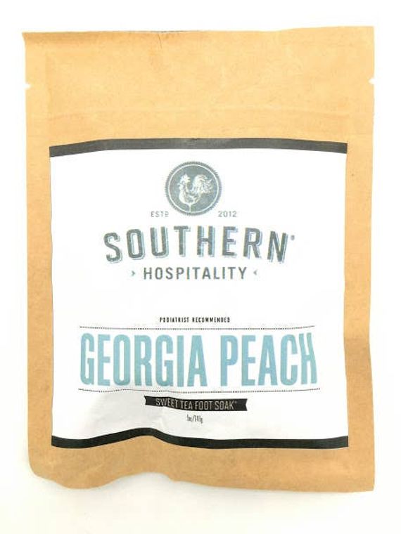 5oz Sweet Tea Foot Soak (Georgia Peach) by Southern Hospitality gift