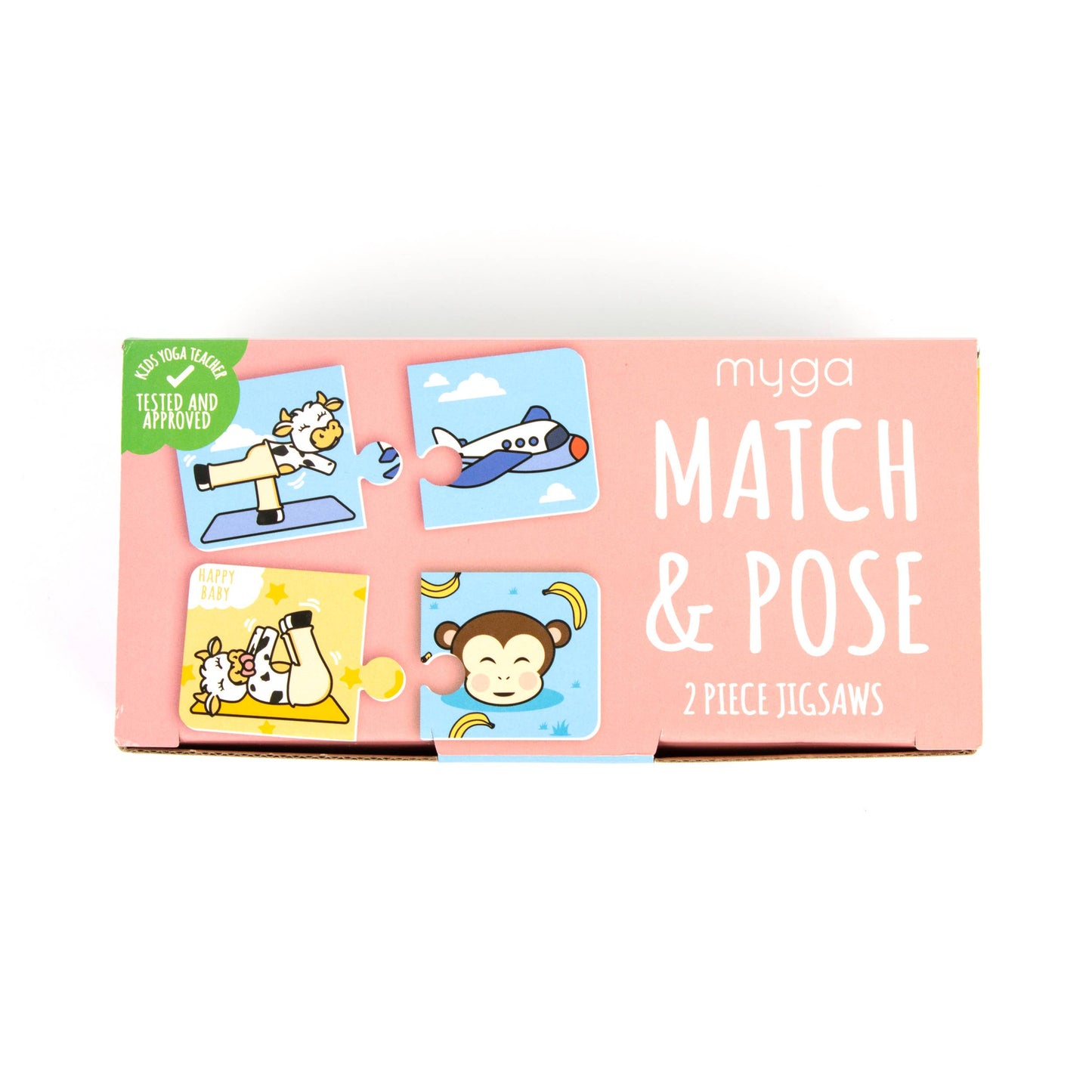 Match & Pose Two Piece Jigsaw Cards Yoga gift