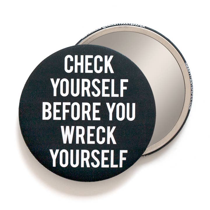 Check Yourself Pocket Mirror gift