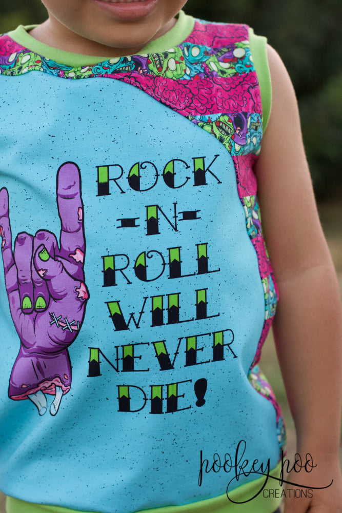 Rerun Retail - Zombies Kid & Adult panels individual and 4 pack - All designs listed here