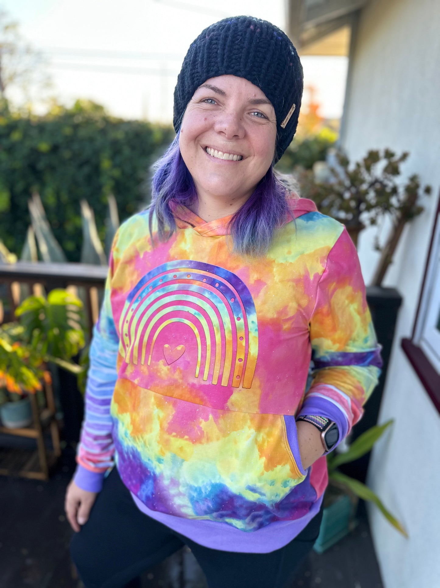 Bamboo Lycra - Ice Dye Prints - Fabric RETAIL Round WW by the yard