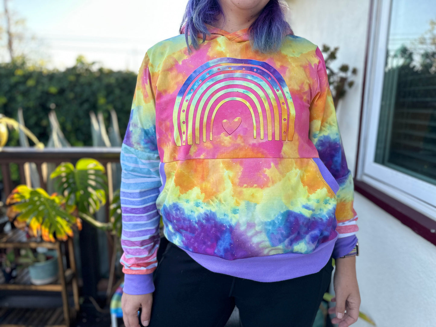 Bamboo Lycra - Ice Dye Prints - Fabric RETAIL Round WW by the yard