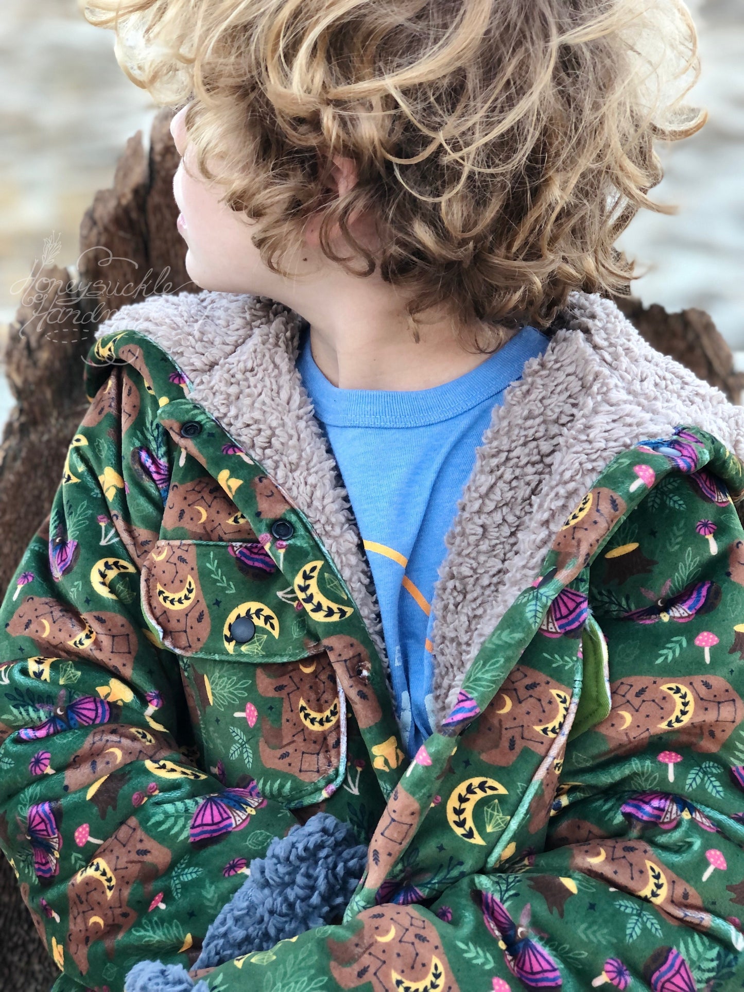 Minky - Round OO - Skulls & Shrooms, Magical Forest, New Wilderness & Hedgies - Fabric Retail