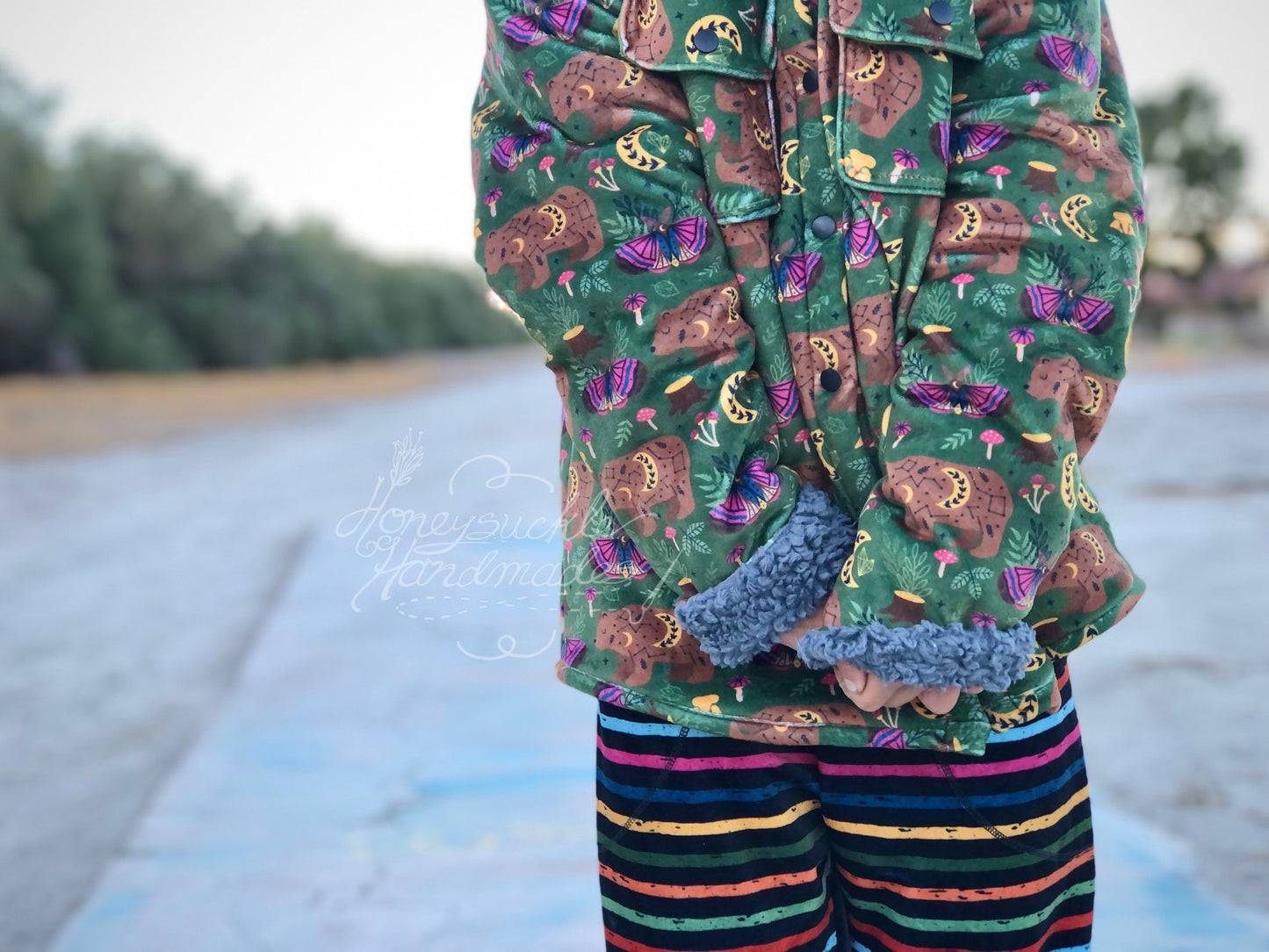 Athletic Sport Lycra - Round OO - Skulls & Shrooms, Magical Forest, New Wilderness & Hedgies - Fabric Retail