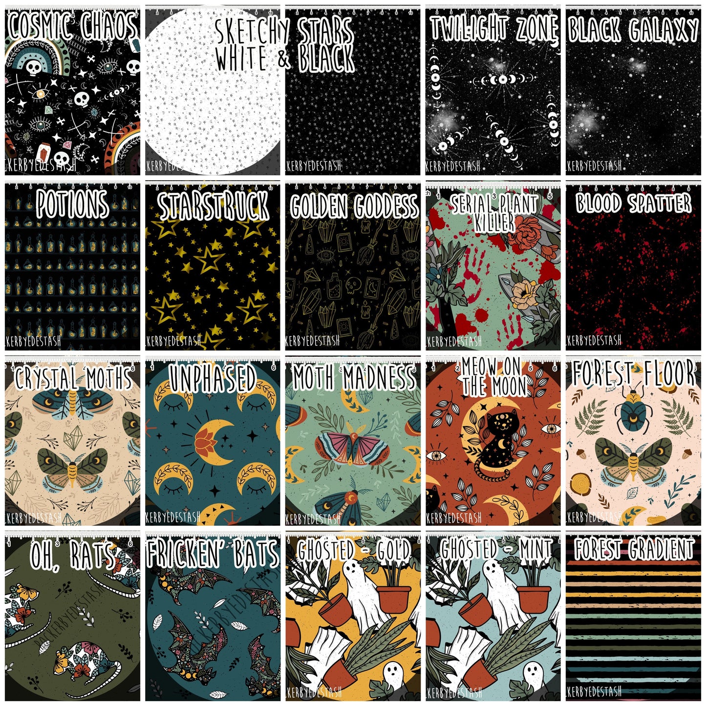 Minky - Round SS Halloween Patriarchy Retail Fabric Round