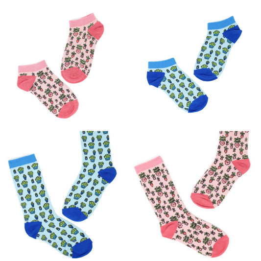 Plant Lover Socks Bundle by OH MY PLANTA plants gift sock