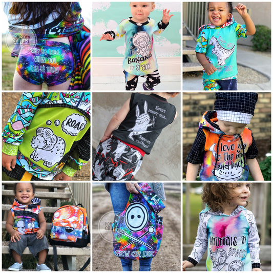 Cotton Lycra Kid & Adult Panels Round EE Rerun Round preorder