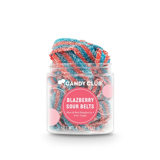 Blazberry Sour Belts - Retail Swag candy