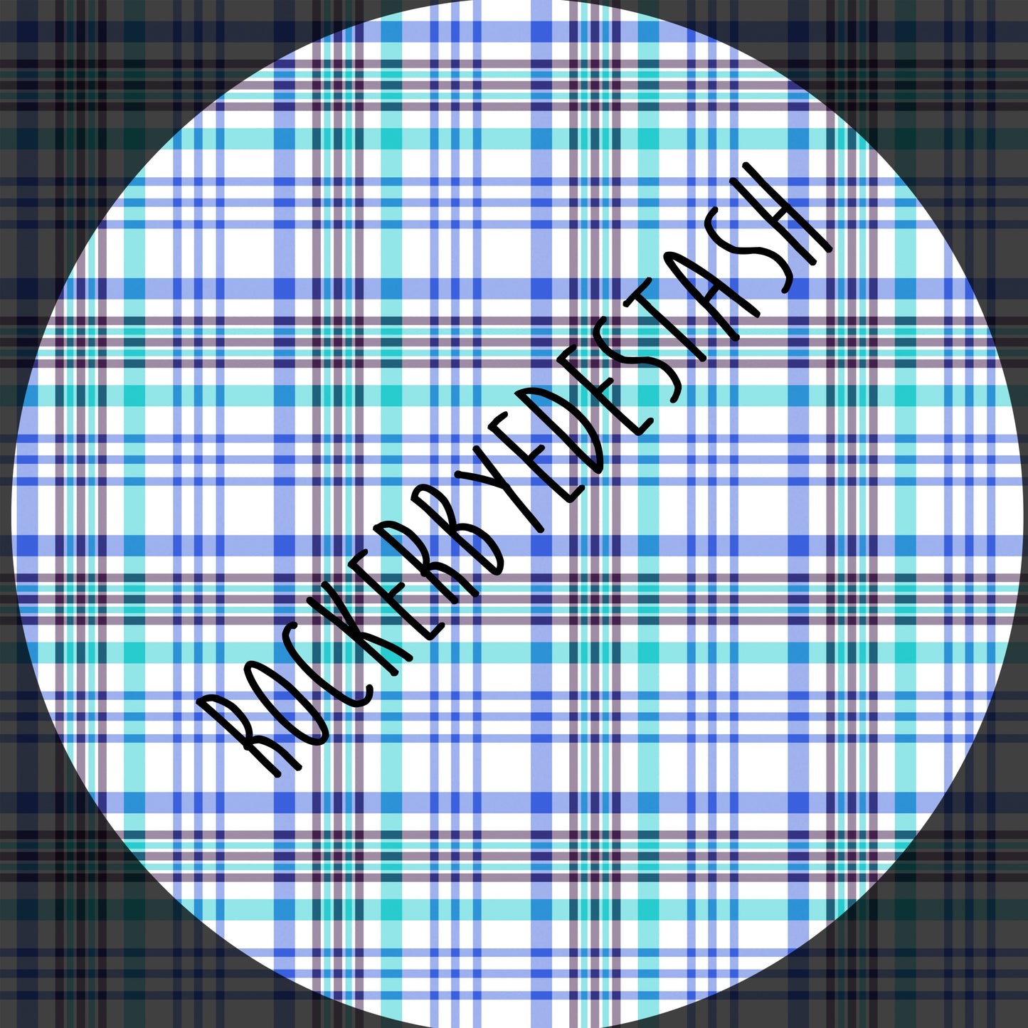 Round MM - Flash Plaid Fabric - Cotton Lycra - Retail all choices here