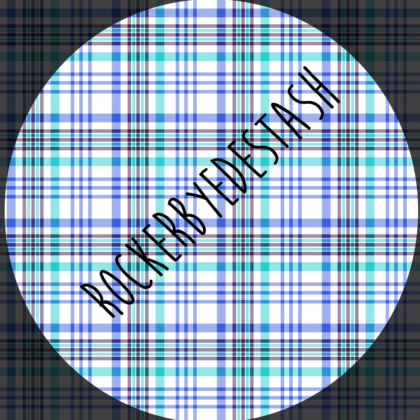 Round MM - Flash Plaid Fabric - Athletic Sport Lycra - Retail all choices here