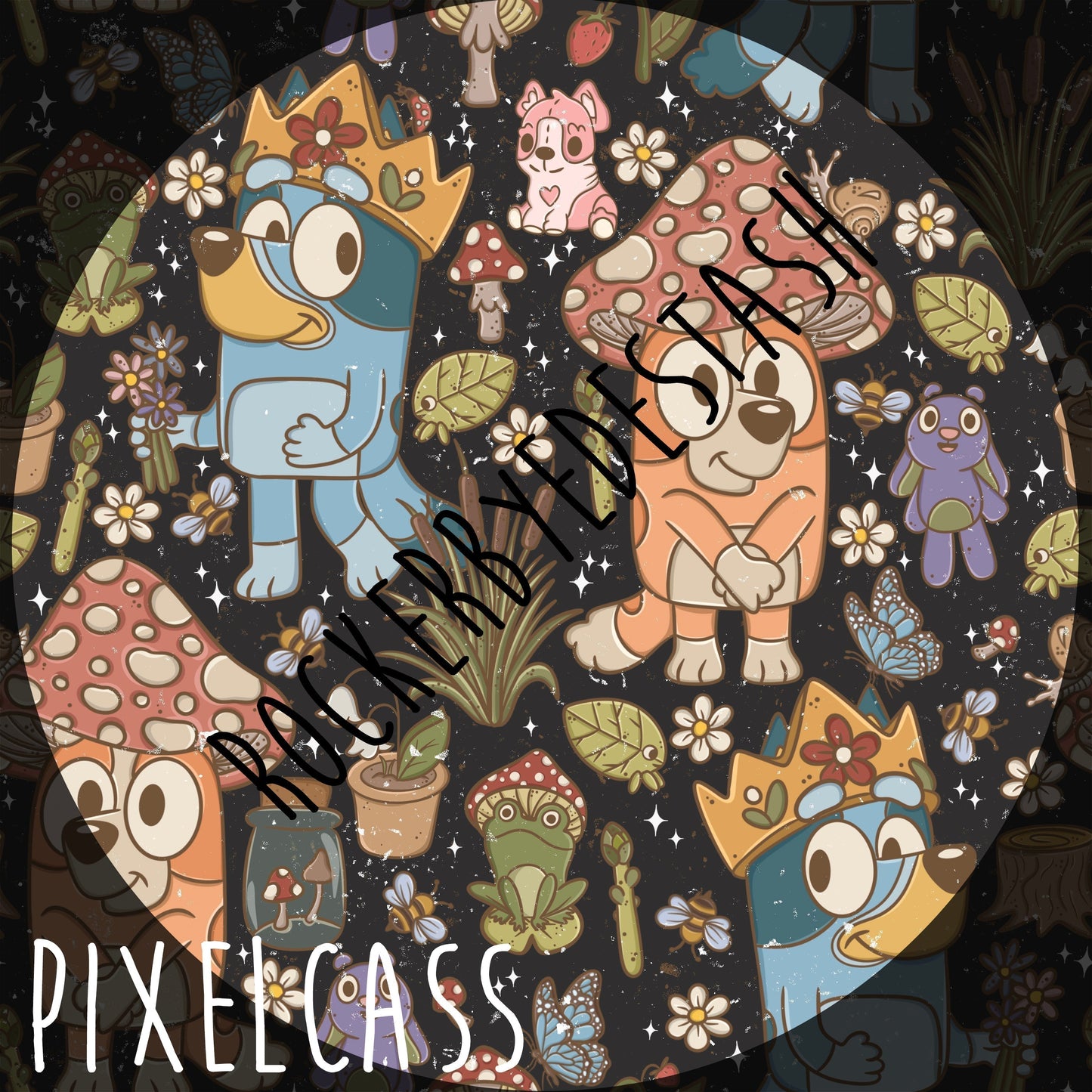 Squish - PixelCass Collab Retail Round YY - super special flower, pride & cottagecore fabric things inside