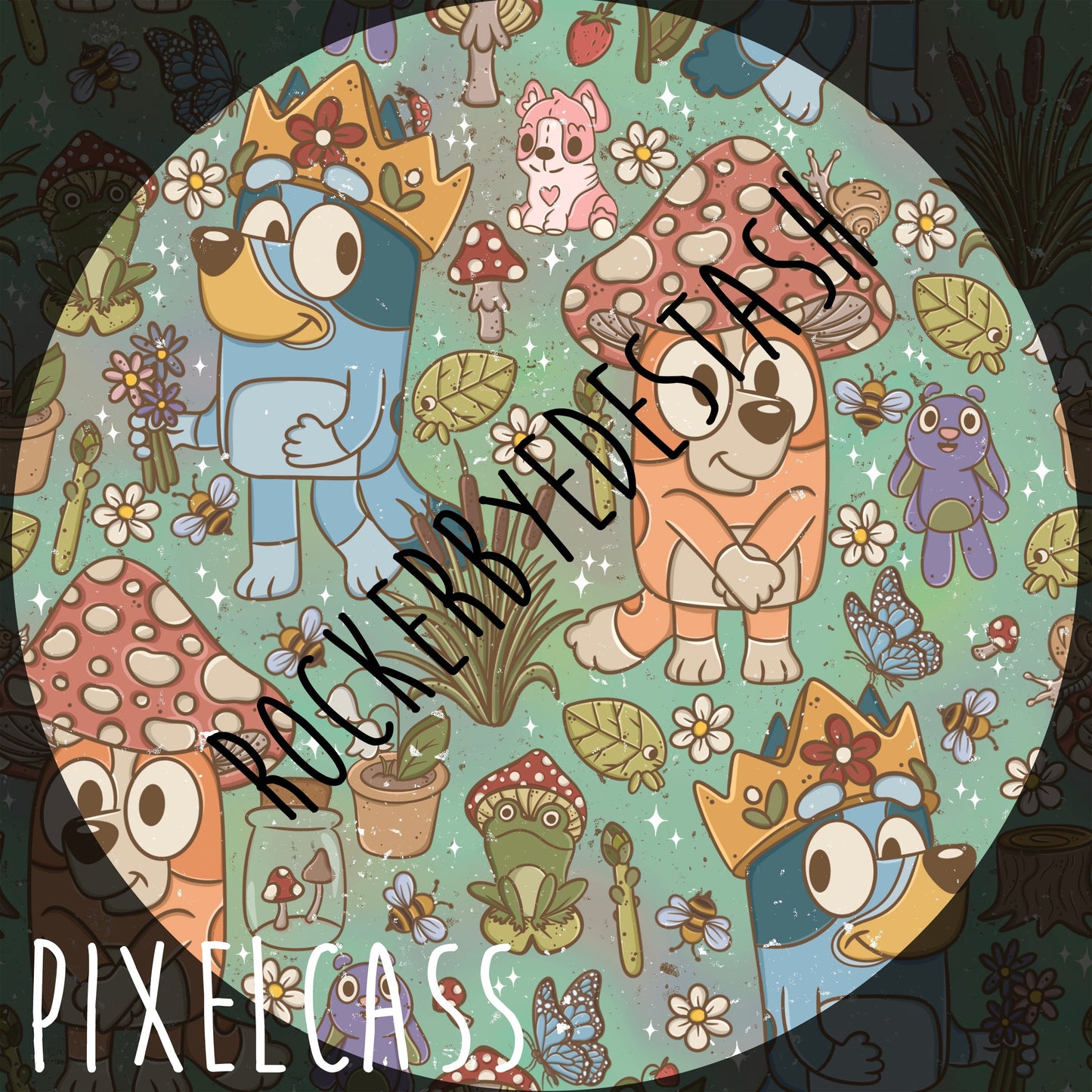 Minky - PixelCass Collab Retail Round YY - super special flower, pride & cottagecore fabric things inside