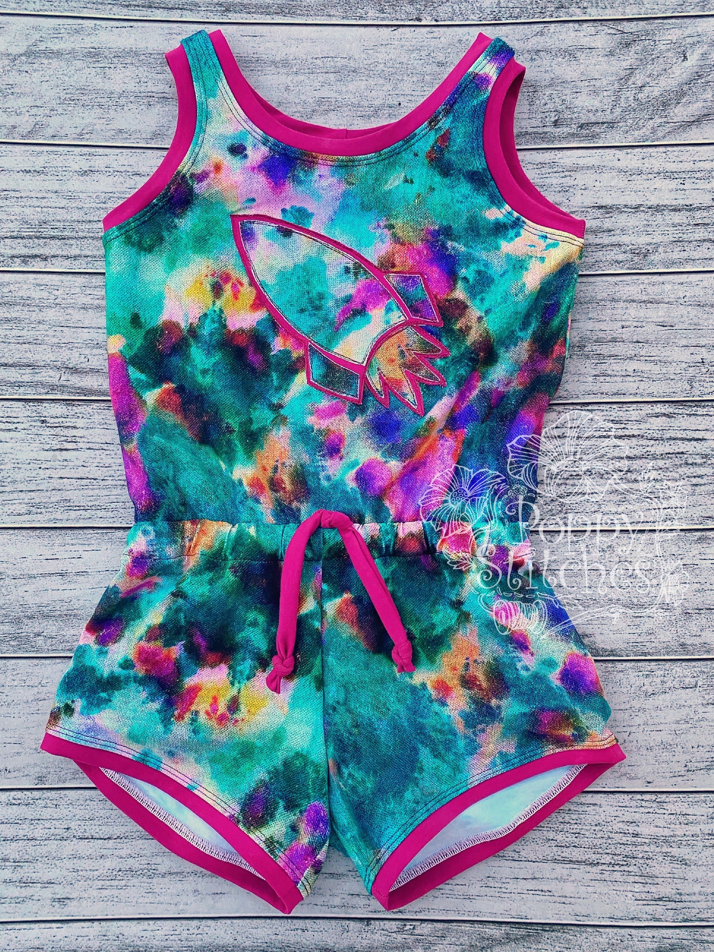 Bamboo Lycra - Ice Dye Prints - Fabric RETAIL Round WW by the yard