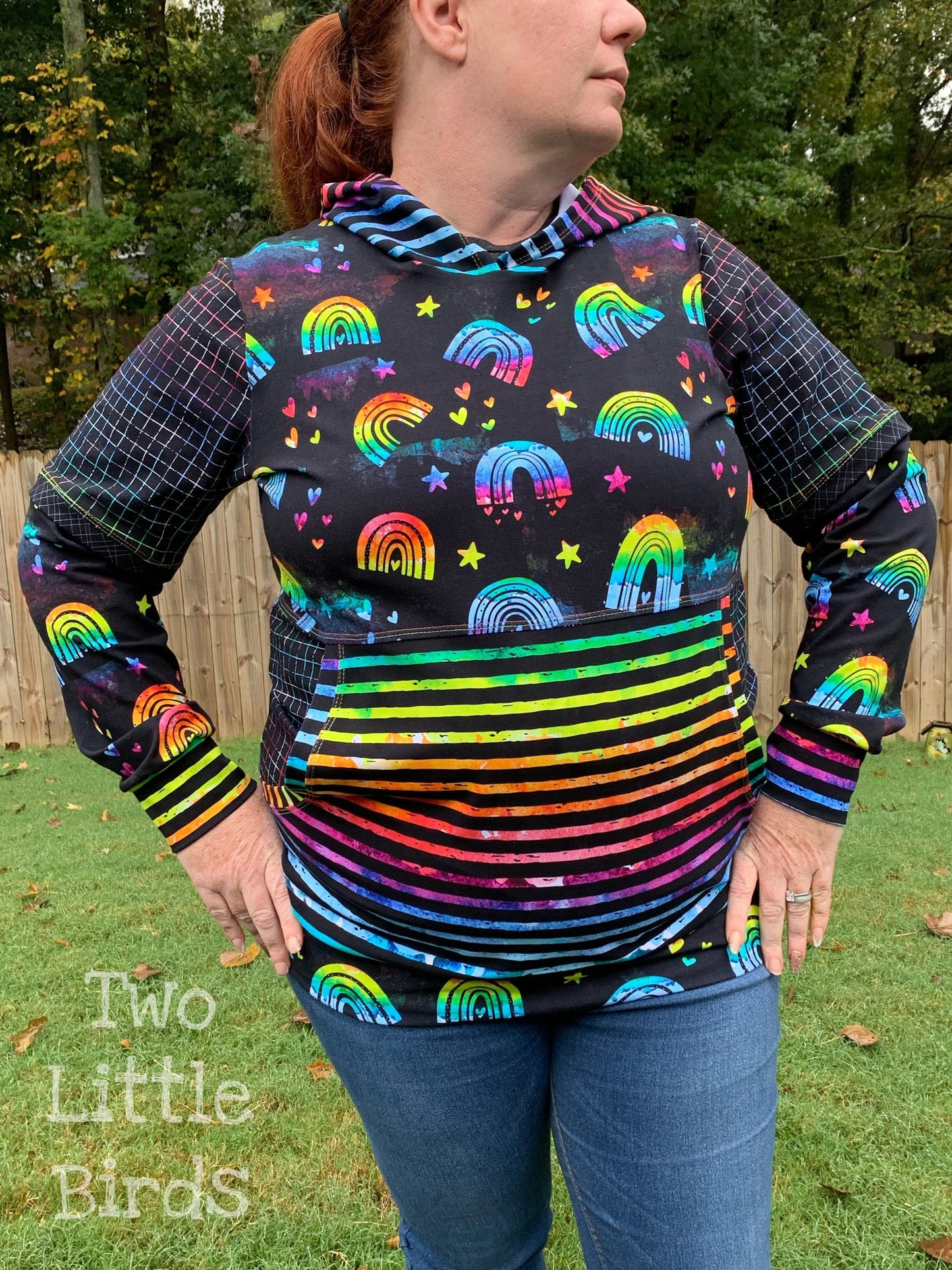 Poly Rib Knit - Round YY - PRIDE - Fabric PreOrder