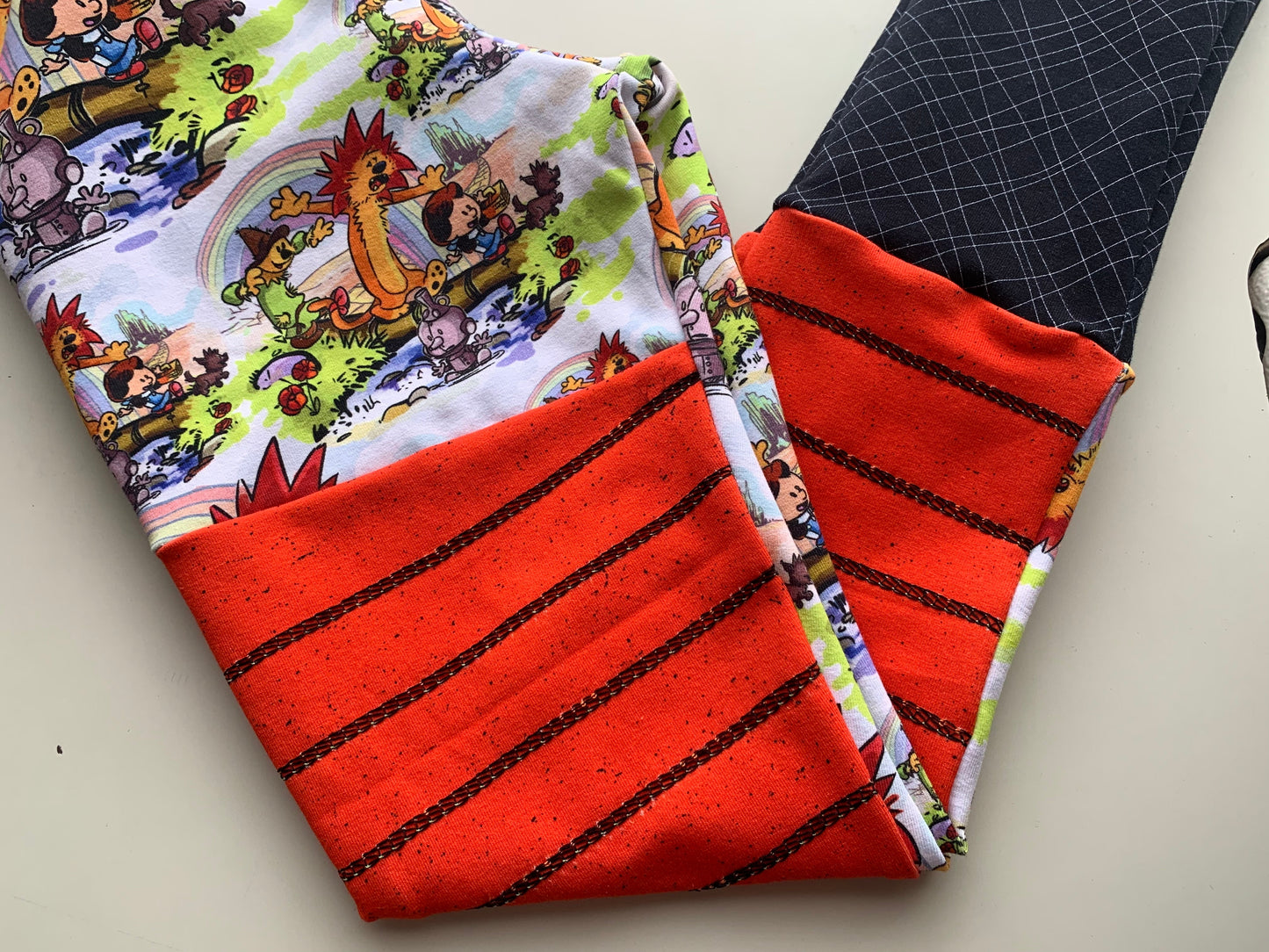 French Terry - Gritty Zombies and Solids - Retail Fabric