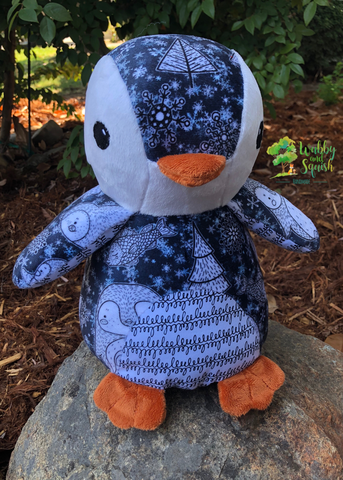 Minky - Round TT Holiday Winter Fall and Rerun Prints Retail