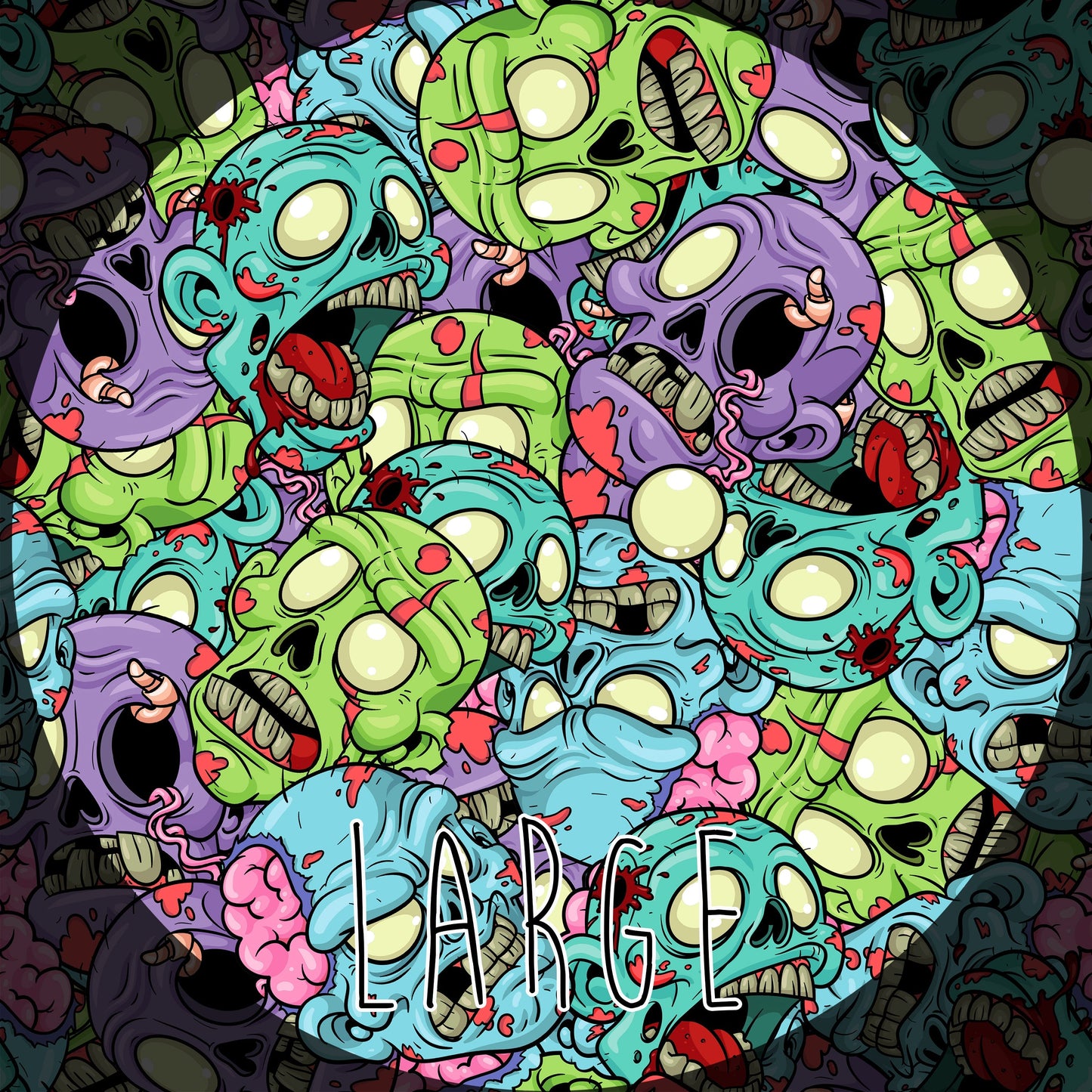 Minky - Round SS Halloween Patriarchy Retail Fabric Round