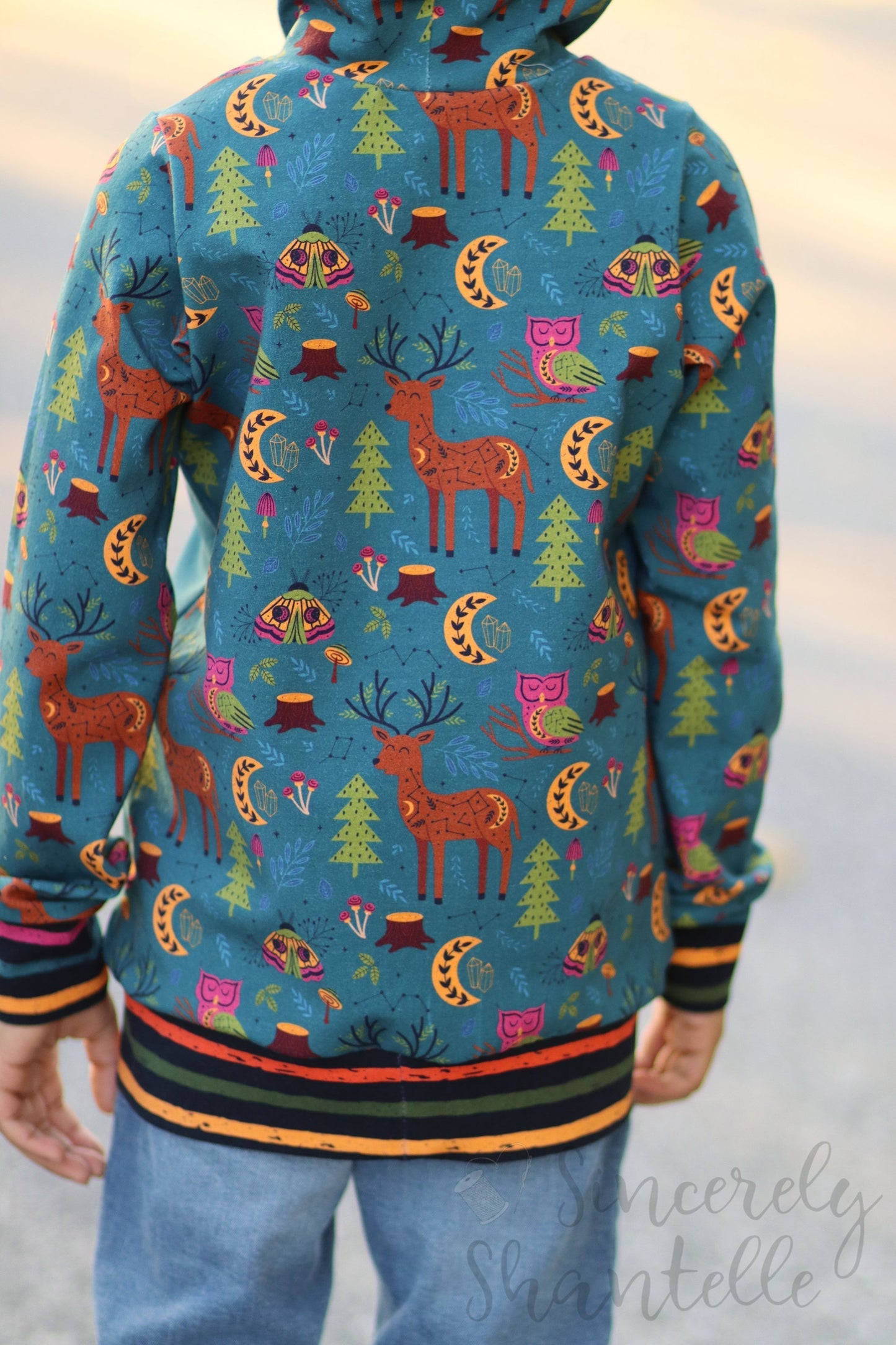 Poly Rib Knit - Round OO - Skulls & Shrooms, Magical Forest, New Wilderness & Hedgies - Fabric retail