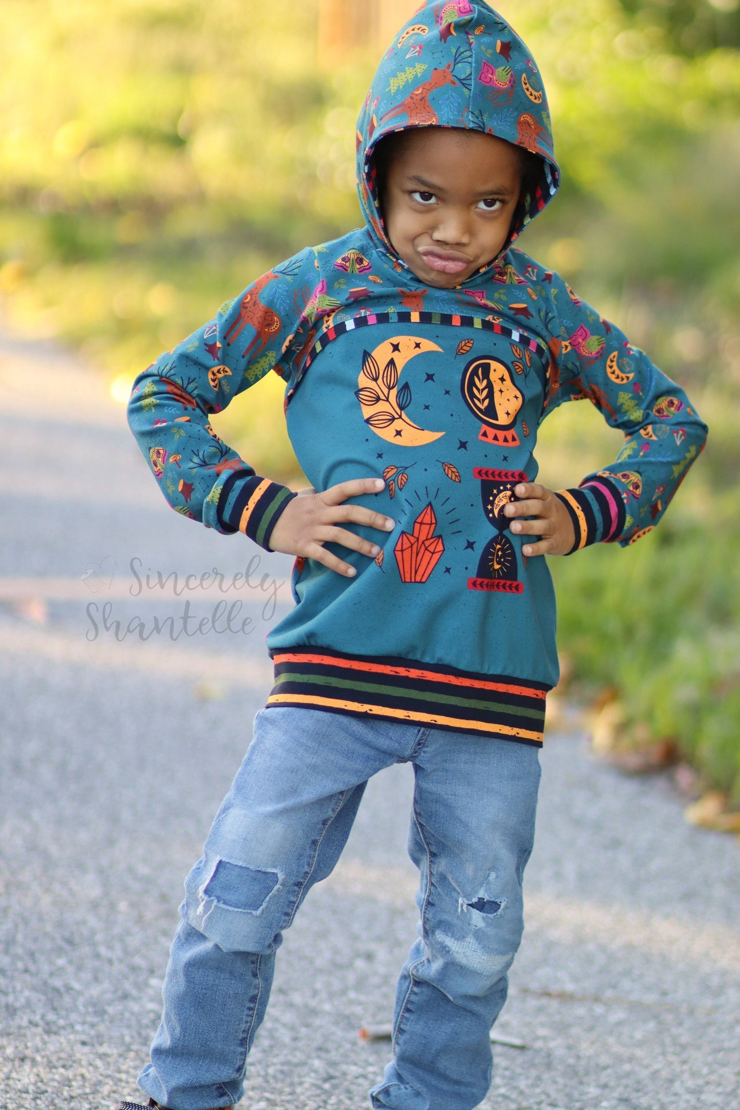 Poly Rib Knit - Round OO - Skulls & Shrooms, Magical Forest, New Wilderness & Hedgies - Fabric retail