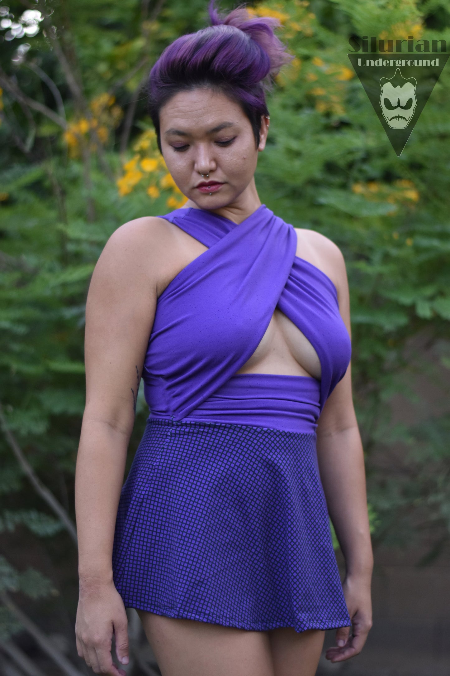 Bamboo Lycra - Gritty Zombies and Solids - Retail Fabric