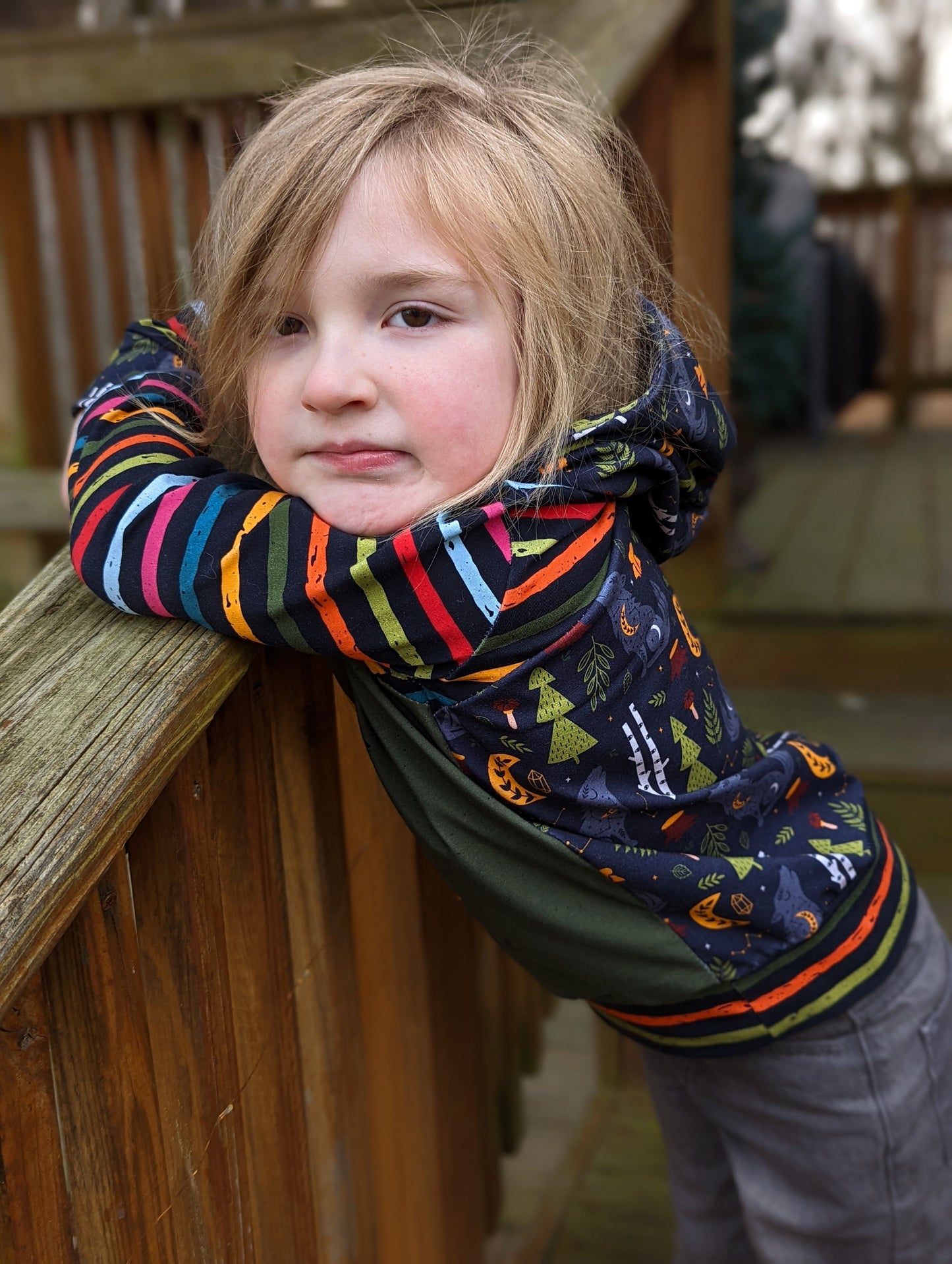 Poly Rib Knit - Round OO - Skulls & Shrooms, Magical Forest, New Wilderness & Hedgies - Fabric retail