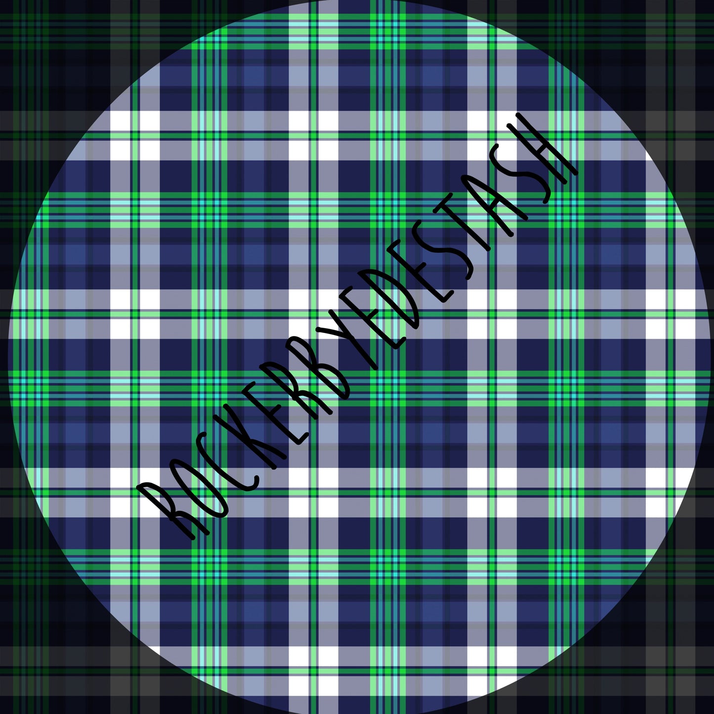 Round MM - Flash Plaid Fabric - French Terry - Retail all choices here