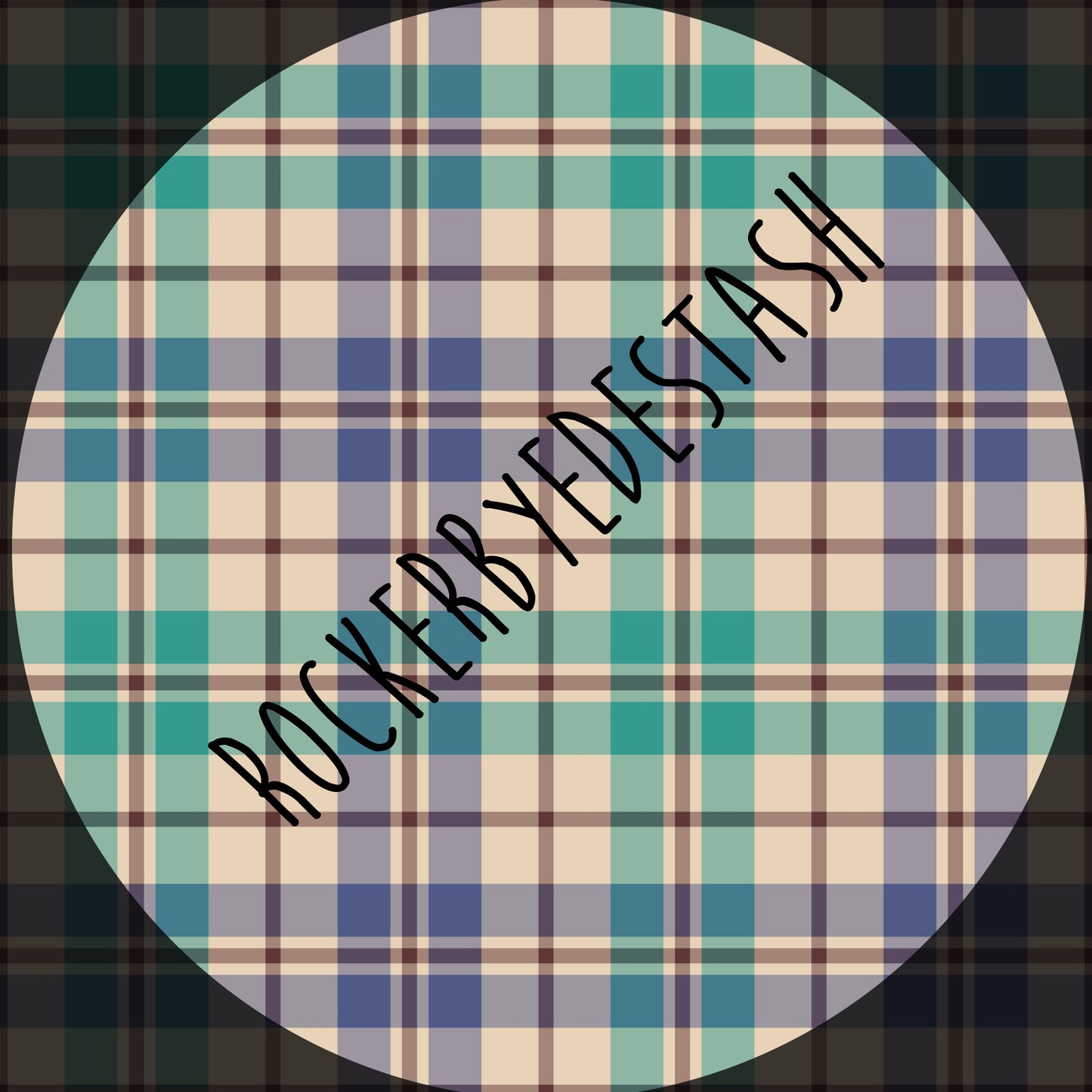 Round MM - Flash Plaid Fabric - Cotton Lycra - Retail all choices here