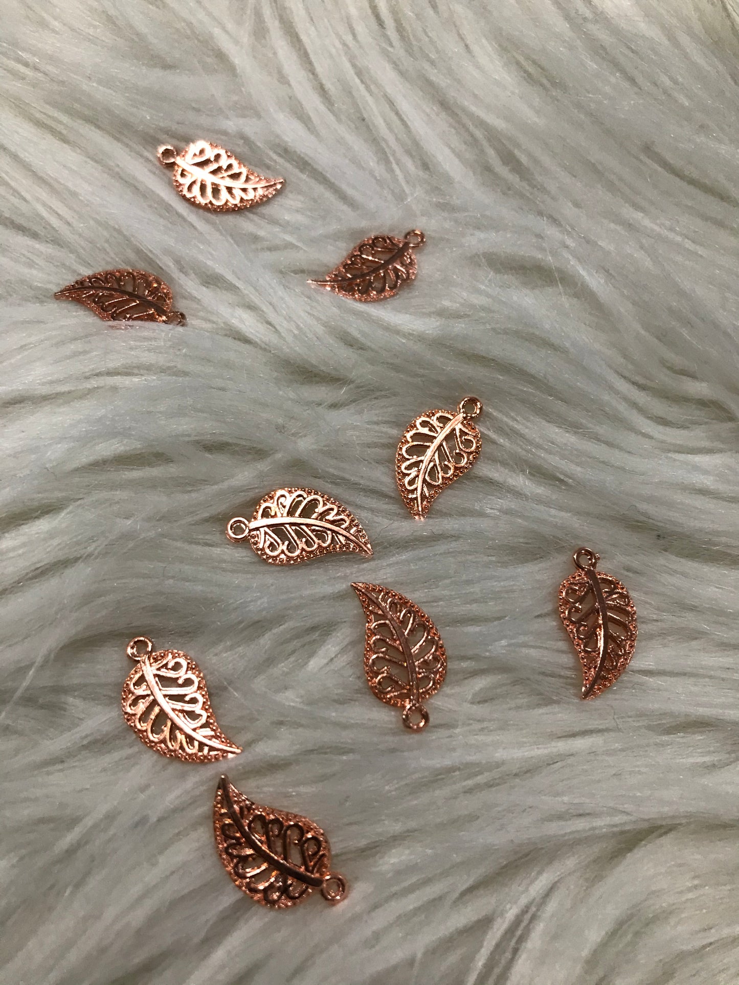 Mini Leaf Charms or zipper pull - 5 colors available - Retail left from PP5