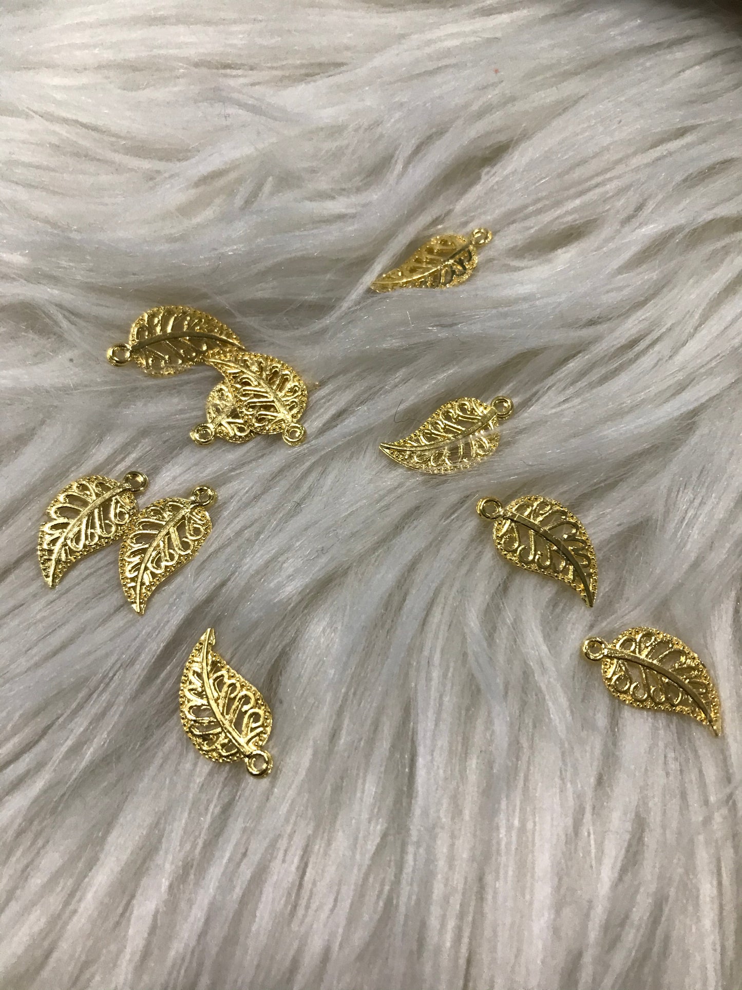 Mini Leaf Charms or zipper pull - 5 colors available - Retail left from PP5